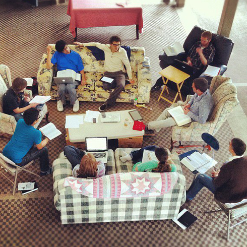 David Asscherick teaching the ARISE Interns David Asscherick teaching the ARISE Interns